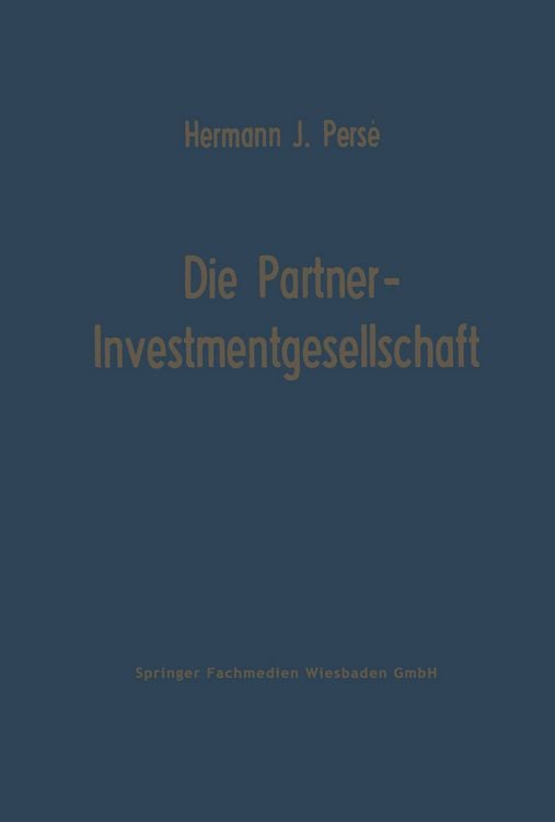 Produktbild: Die Partner-Investmentgesellschaft