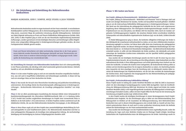 Produktbild: Wahrnehmendes Beobachten in Krippe und Kindertagespflege