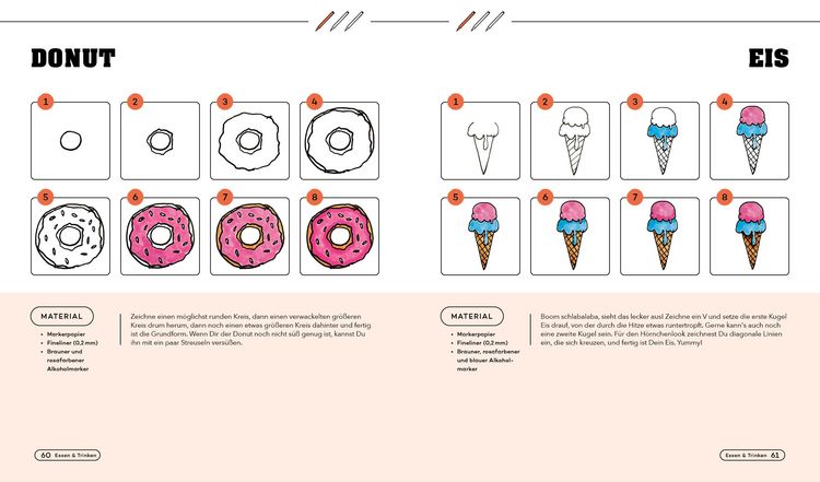 Produktbild: Zeichnen in 5 Minuten &ndash; 100 Motive von Architektur bis Zauberei