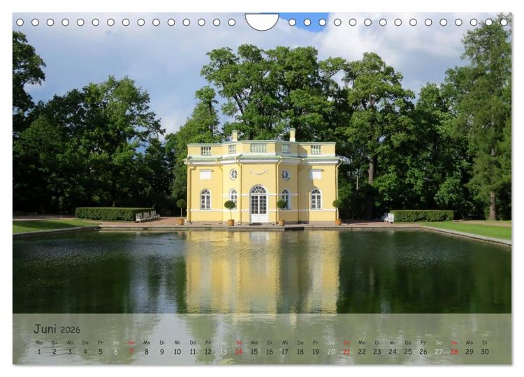Produktbild: Sankt Petersburg - Pal&auml;ste der Umgebung (Wandkalender 2026 DIN A4 quer), CALVENDO Monatskalender
