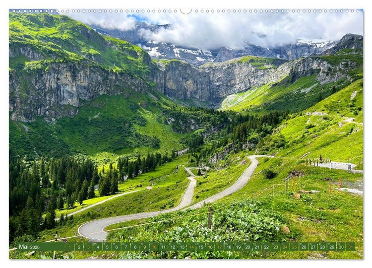 Produktbild: Erlebe mit mir die Sch&ouml;nheit der Alpen (hochwertiger Premium Wandkalender 2026 DIN A2 quer), Kunstdruck in Hochglanz