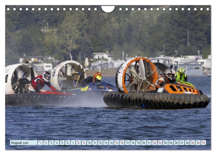 Produktbild: Hovercraft Racing on the Thuringian Sea (Wall Calendar 2026 DIN A4 landscape), CALVENDO 12 Month Wall Calendar