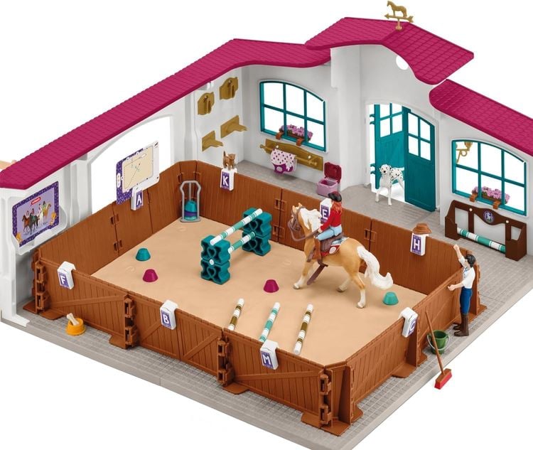 Produktbild: Schleich 42639 - Horse Club, Reithalle Peppertree, Pferdesport-Spielset