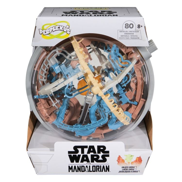 Produktbild: Perplexus Star Wars - The Mandalorian, 3D-Kugellabyrinth mit 80 Hindernissen