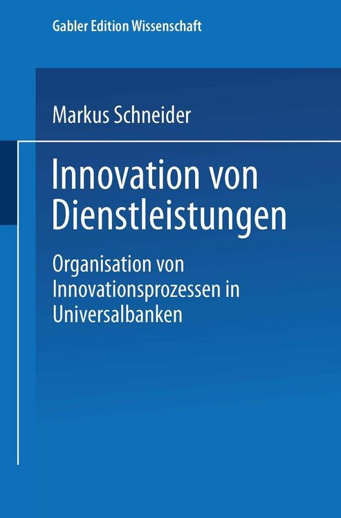 Produktbild: Innovation von Dienstleistungen