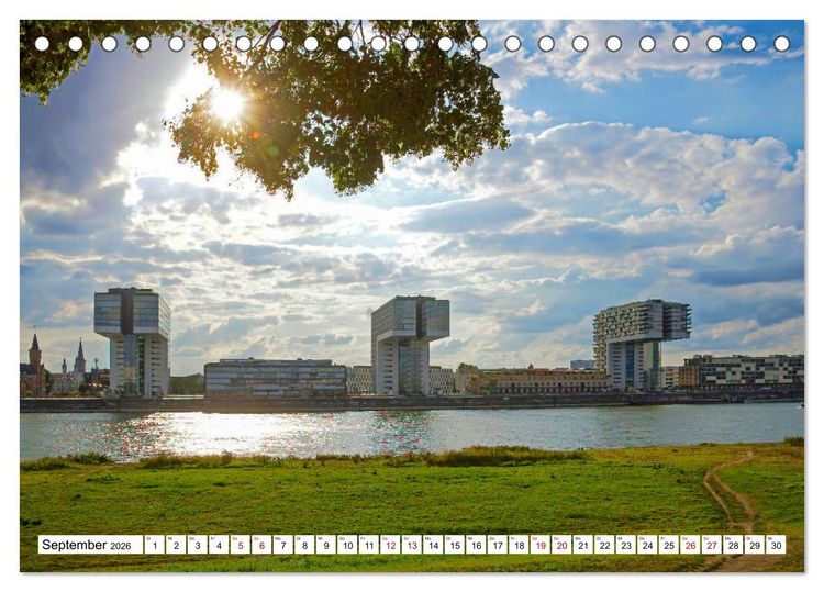 Produktbild: K&ouml;ln - Facetten einer Stadt (Tischkalender 2026 DIN A5 quer), CALVENDO Monatskalender