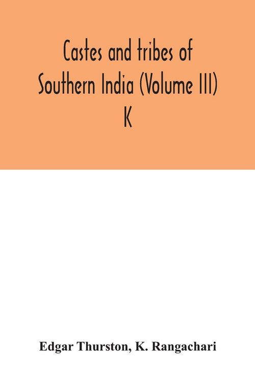 Produktbild: Castes and tribes of southern India (Volume III) K