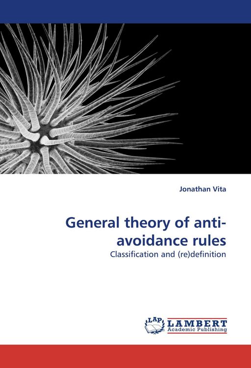 Produktbild: General theory of anti-avoidance rules