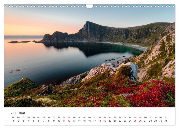 Produktbild: Magische Landschaften - Faszination Natur (Wandkalender 2026 DIN A3 quer), CALVENDO Monatskalender