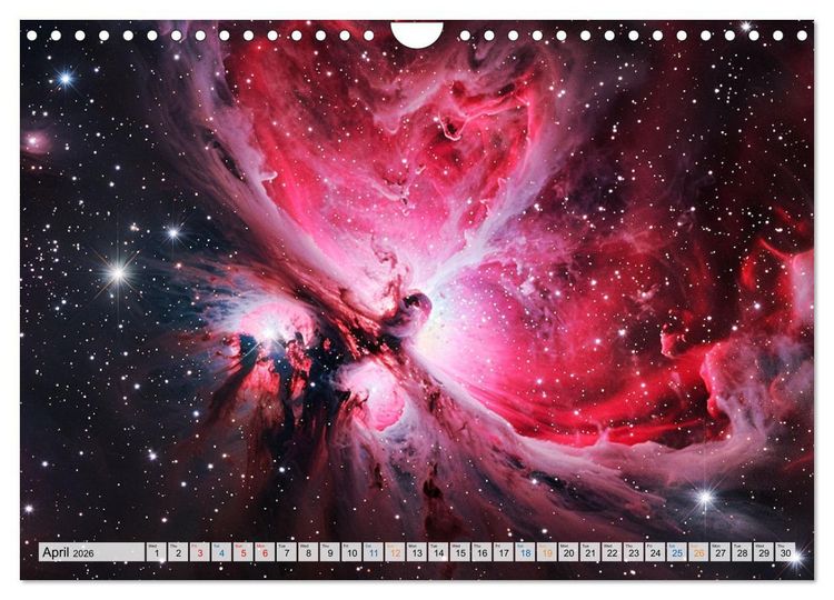 Produktbild: Dazzling Nebulae (Wall Calendar 2026 DIN A4 landscape), CALVENDO 12 Month Wall Calendar