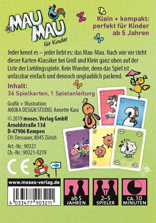 Produktbild: Moses. - Mau-Mau für Kinder