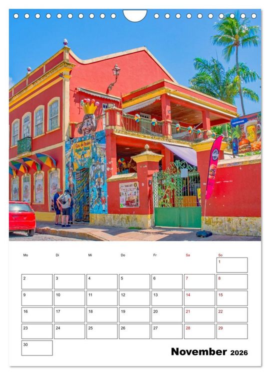 Produktbild: Olinda - ein Traumreiseziel (Wandkalender 2026 DIN A4 hoch), CALVENDO Monatskalender