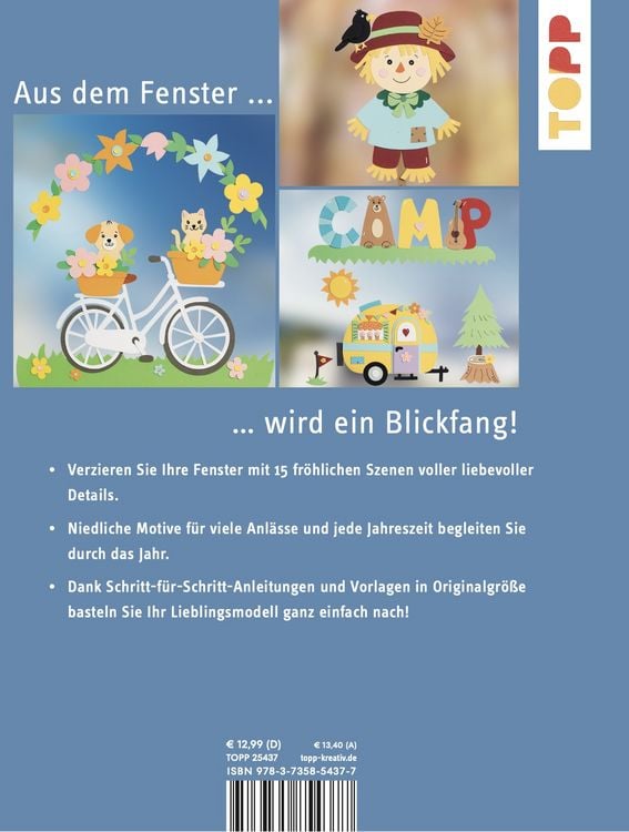 Produktbild: Farbenfrohe Fensterbilder (kreativ.kompakt)