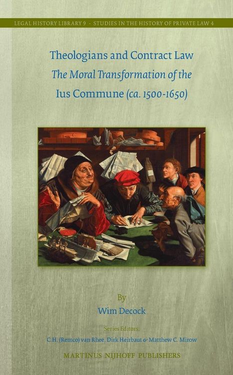 Produktbild: Theologians and Contract Law