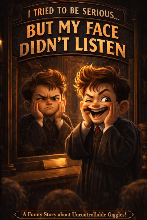 Produktbild: "I TRIED TO BE SERIOUS... BUT MY FACE DIDN'T LISTEN. "A Funny Story about Uncontrollable Giggles!"