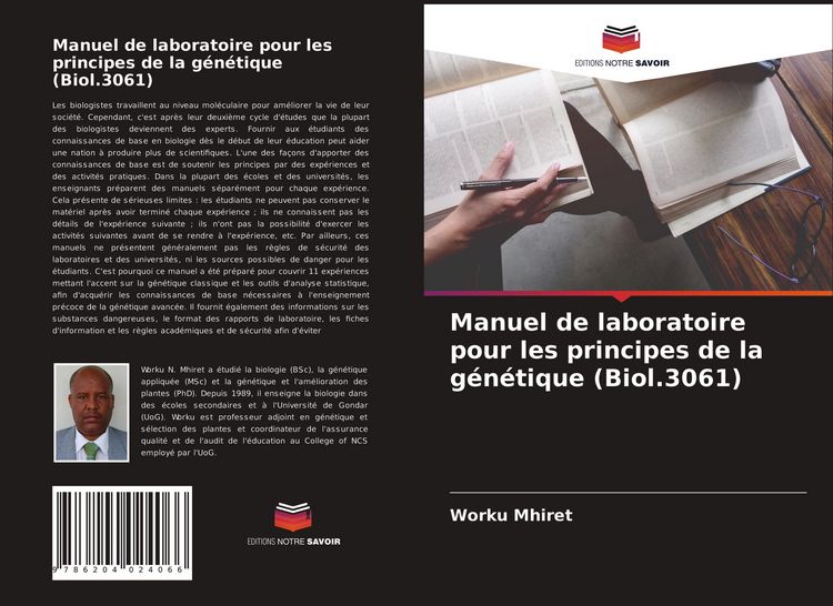 Produktbild: Manuel de laboratoire pour les principes de la g&eacute;n&eacute;tique (Biol.3061)