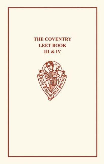 Produktbild: Coventry Leet Book III & IV