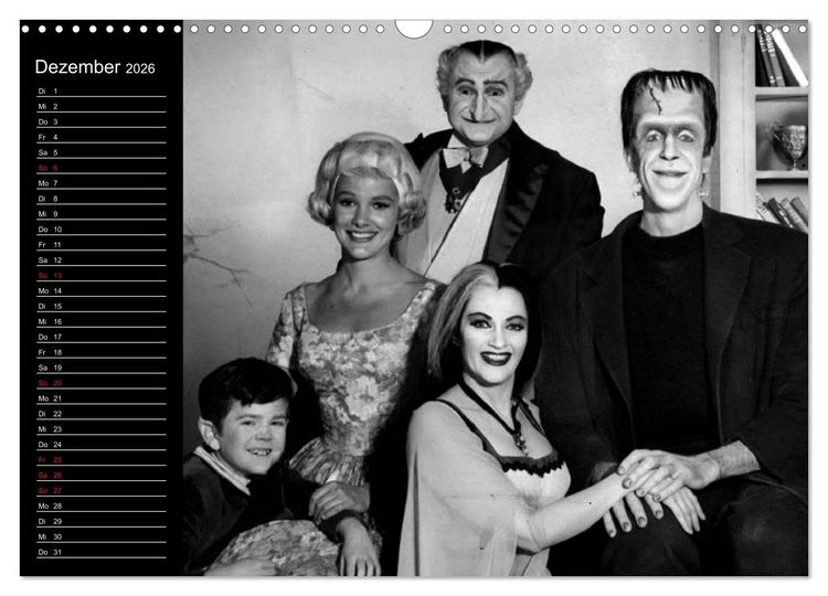 Produktbild: Kultfilme - schwarz-wei&szlig;e Klassiker (Wandkalender 2026 DIN A3 quer), CALVENDO Monatskalender