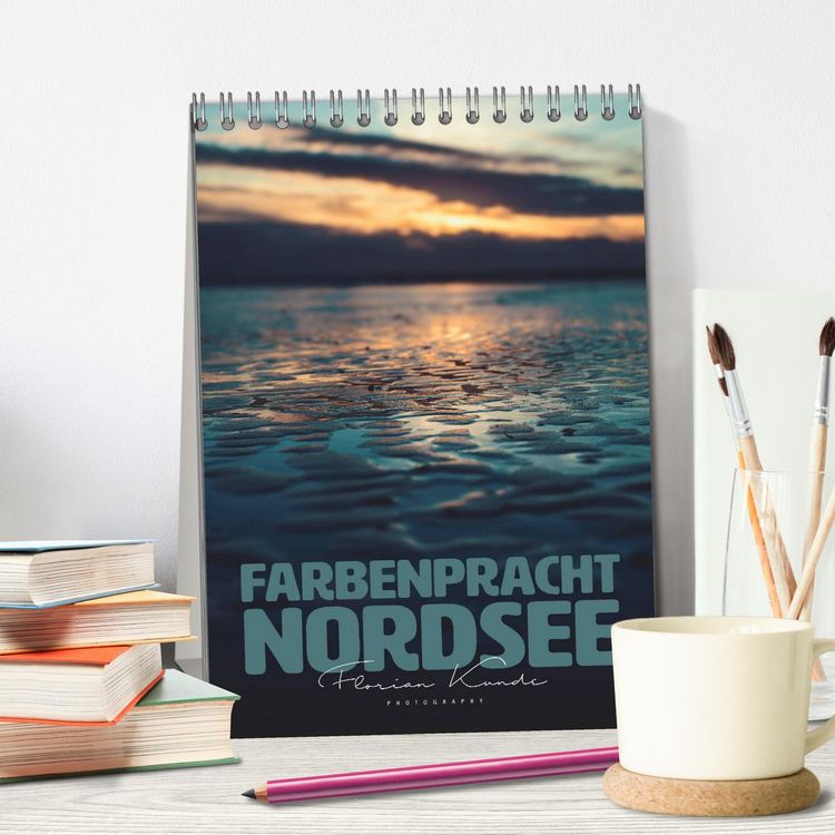 Produktbild: Farbenpracht Nordsee (Tischkalender 2026 DIN A5 hoch), CALVENDO Monatskalender