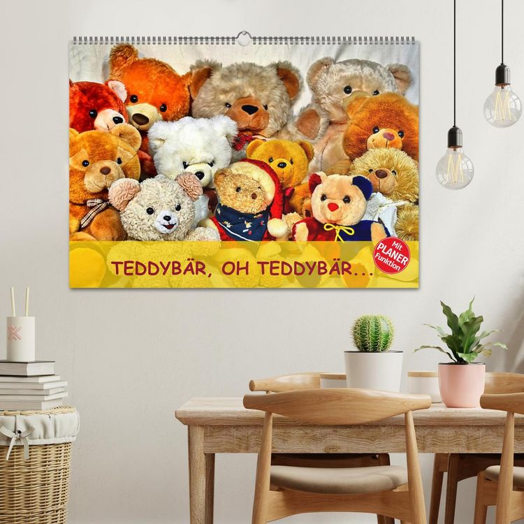 Produktbild: TEDDYB&Auml;R, OH TEDDYB&Auml;R... (Wandkalender 2026 DIN A2 quer), CALVENDO Monatskalender