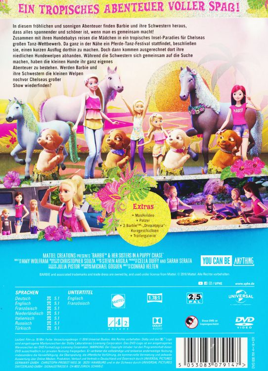 Produktbild: Barbie und ihre Schwestern in: Die grosse Hundesuche