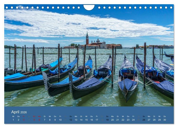 Produktbild: Italienische Momente (Wandkalender 2026 DIN A4 quer), CALVENDO Monatskalender
