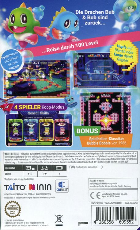 Produktbild: Bubble Bobble 4 Friends