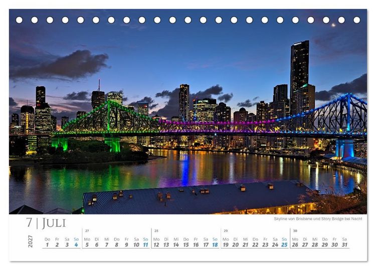 Produktbild: Australien - Highlights Ostk&uuml;ste (Tischkalender 2027 DIN A5 quer), CALVENDO Monatskalender