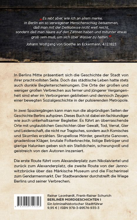 Produktbild: Berliner Mord-Geschichten I