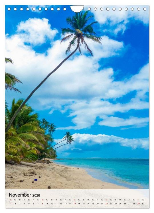 Produktbild: Neuseeland und die Cook Islands - Inseltr&auml;ume und Bergwelten (Wandkalender 2026 DIN A4 hoch), CALVENDO Monatskalender