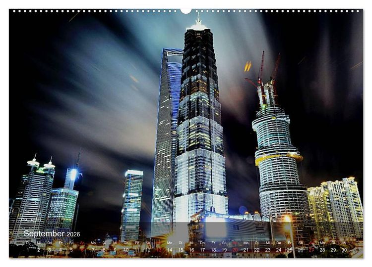 Produktbild: Shanghai - faszinierende Facetten (Wandkalender 2026 DIN A2 quer), CALVENDO Monatskalender
