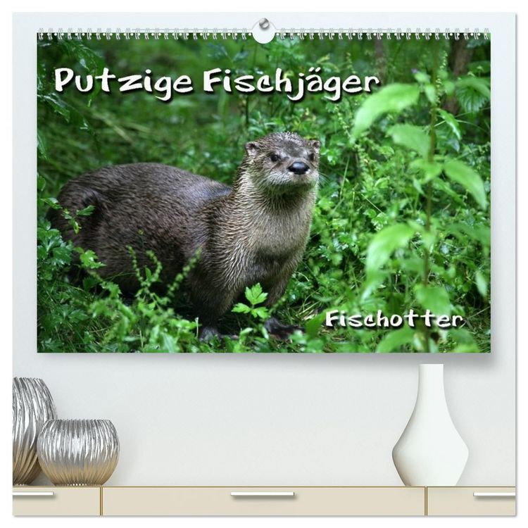 Produktbild: Putzige Fischj&auml;ger (hochwertiger Premium Wandkalender 2027 DIN A2 quer), Kunstdruck in Hochglanz