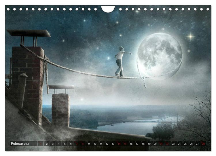 Produktbild: Willkommen im Reich der Fantasie (Wandkalender 2026 DIN A4 quer), CALVENDO Monatskalender