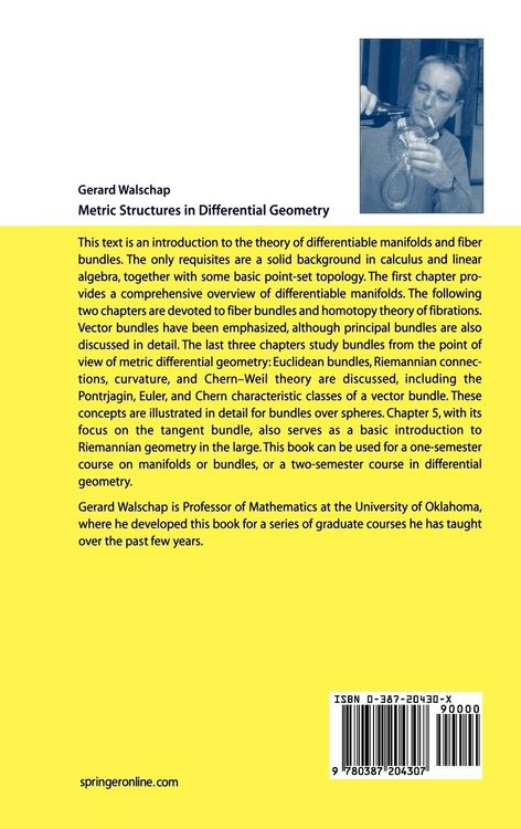 Produktbild: Metric Structures in Differential Geometry