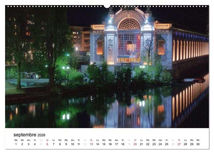 Produktbild: Gen&egrave;ve Points de vue (Calendrier mural 2026 DIN A2 vertical) calendrier de bureau