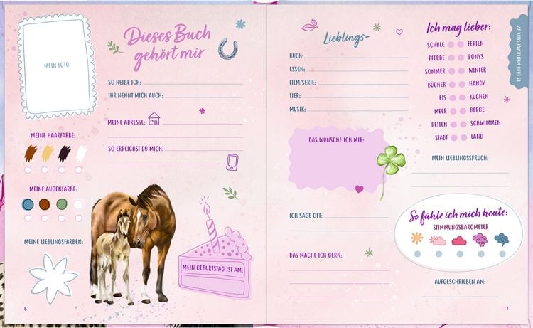 Produktbild: Freundebuch: Pferdefreunde (Wendepaill.) - Best friends
