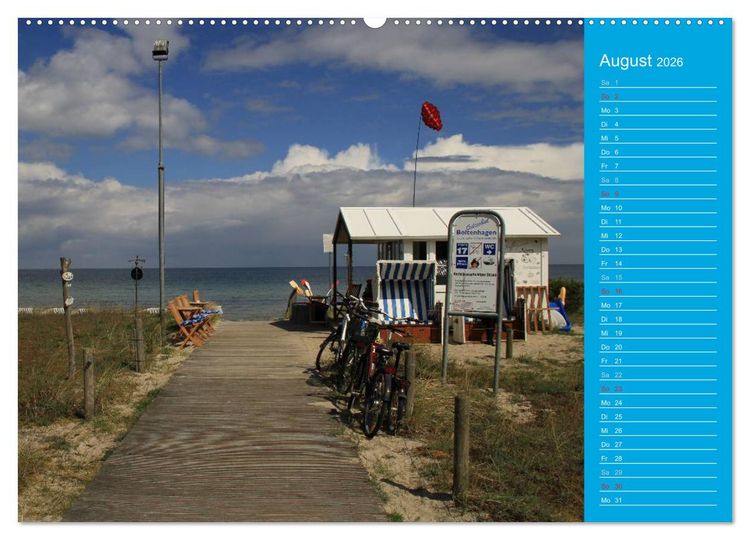 Produktbild: Boltenhagen 2026 (Wandkalender 2026 DIN A2 quer), CALVENDO Monatskalender
