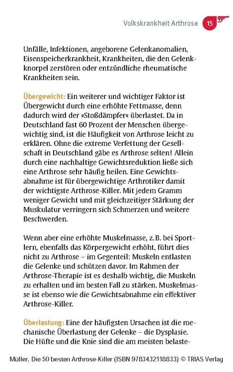 Produktbild: Die 50 besten Arthrose-Killer