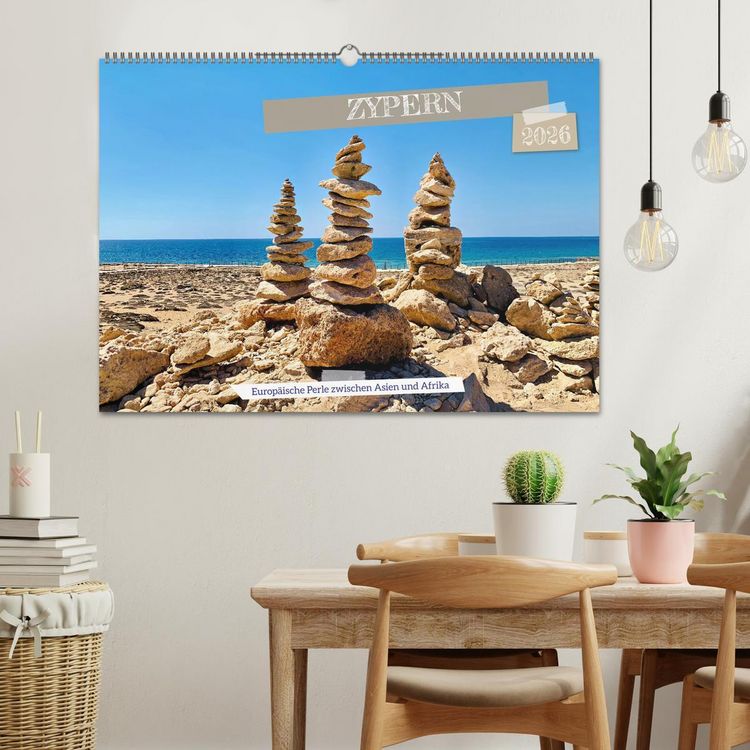 Produktbild: Zypern - Europ&auml;ische Perle zwischen Asien und Afrika (Wandkalender 2026 DIN A2 quer), CALVENDO Monatskalender