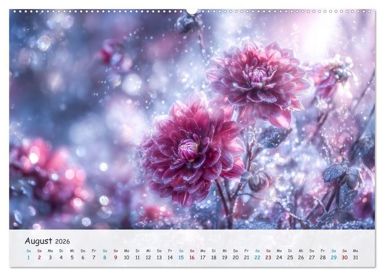 Produktbild: Florale Kompositionen (Wandkalender 2026 DIN A2 quer), CALVENDO Monatskalender