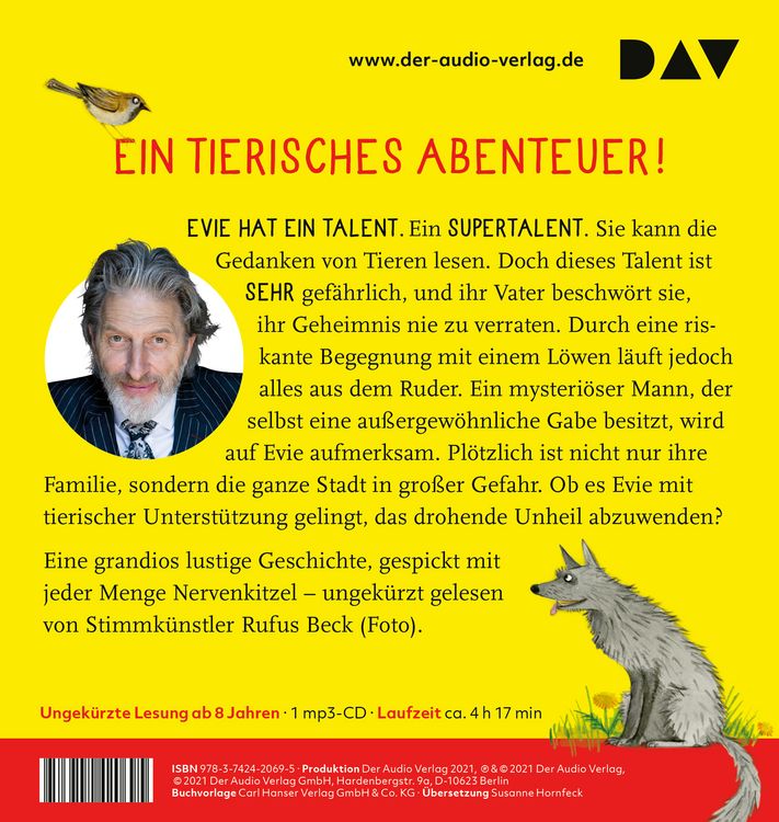 Produktbild: Evie und die Macht der Tiere