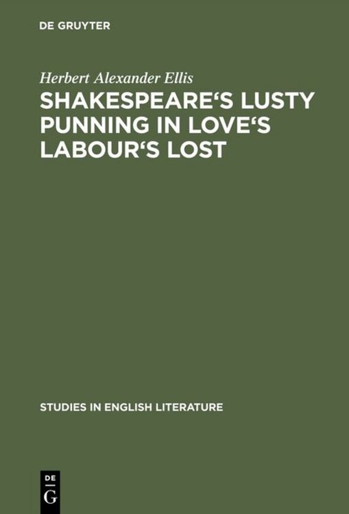 Produktbild: Shakespeare's lusty punning in Love's labour's lost