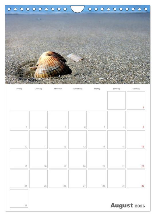 Produktbild: D&auml;nemarks Westk&uuml;ste (Wandkalender 2026 DIN A4 hoch), CALVENDO Monatskalender