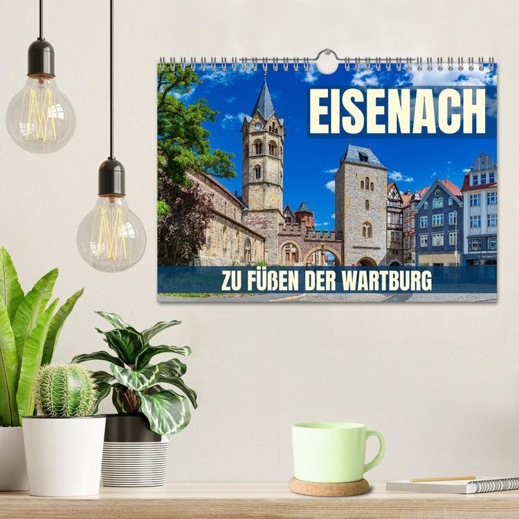 Produktbild: Eisenach - zu F&uuml;&szlig;en der Wartburg (Wandkalender 2026 DIN A4 quer), CALVENDO Monatskalender