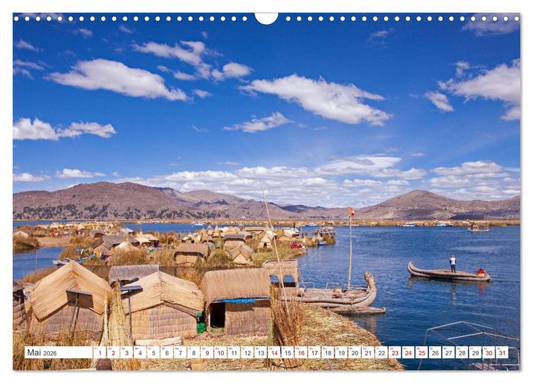 Produktbild: Vielf&auml;ltiges Peru (Wandkalender 2026 DIN A3 quer), CALVENDO Monatskalender