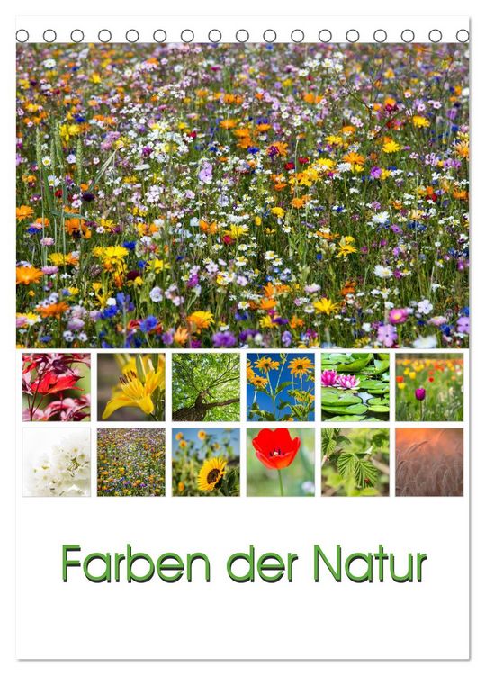 Produktbild: Farben der Natur (Tischkalender 2026 DIN A5 hoch), CALVENDO Monatskalender