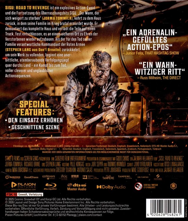 Produktbild: Sisu: Road to Revenge
