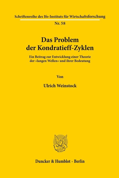Produktbild: Das Problem der Kondratieff-Zyklen.