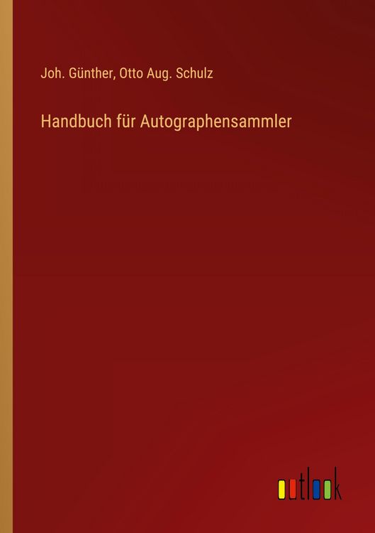 Produktbild: Handbuch f&uuml;r Autographensammler