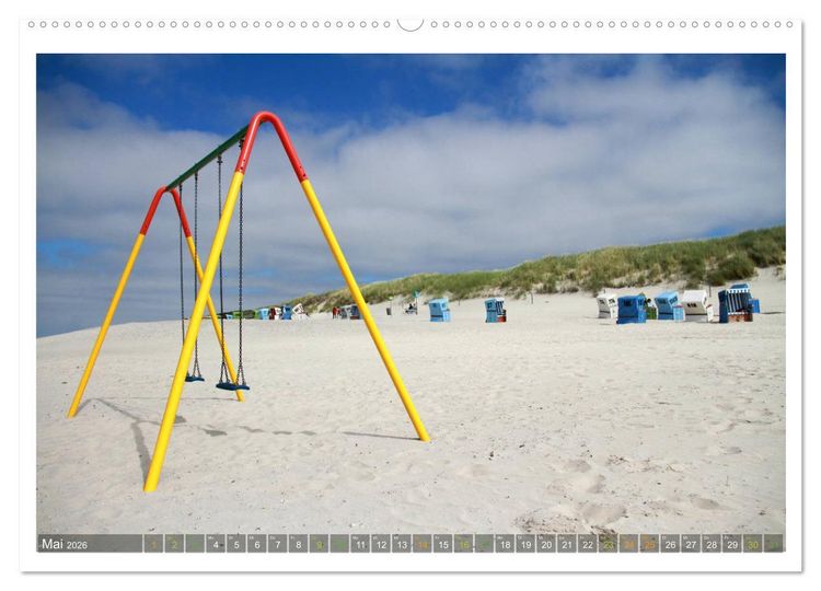 Produktbild: OP LANGEOOG (Wandkalender 2026 DIN A2 quer), CALVENDO Monatskalender